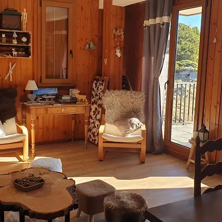 Appart 2 Deco Chalet & Vue Imprenable Montagne アパート *